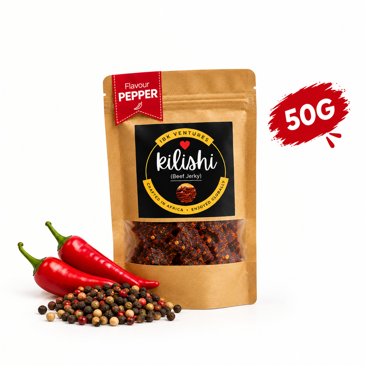 Pepper Kilishi 50g pouch